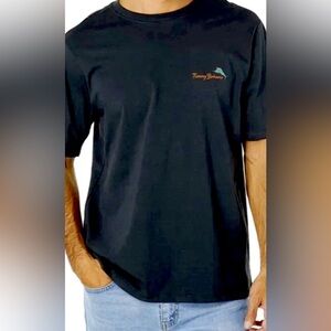 Tommy Bahama Black Men's Shirt 2XLB